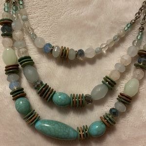Chico’s three strand necklace
